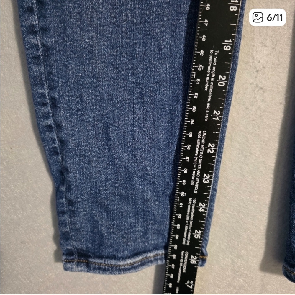 Madewell Womens Maternity Side Panel Skinny Jeans MB509 Size 30 - Picture 6 of 11